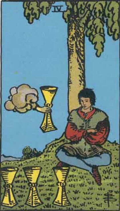 Minor Arcana 25 — Four of Cups