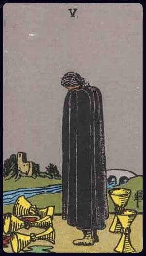 Minor Arcana 26 — Five of Cups