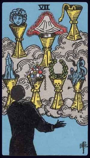 Minor Arcana 28 — Seven of Cups