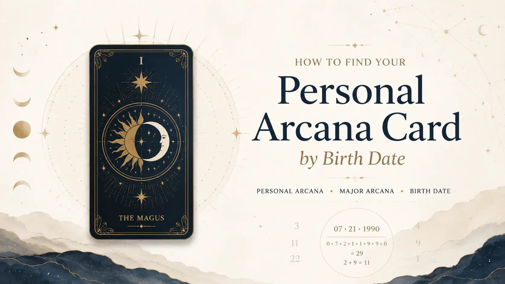 How to Find Your Personal Arcana Card by Birth Date